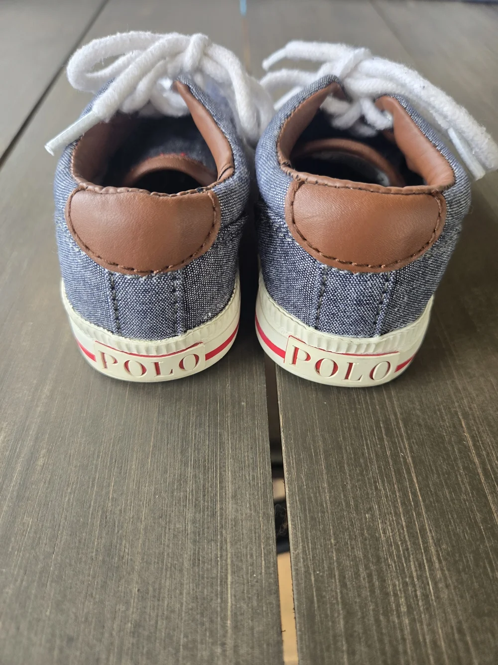 Polo Ralph Lauren Toddler Boys Vaughn Canvas Sneakers Grey Size 6T
